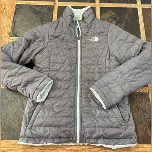 Reversible North Face Girls Coat, warm